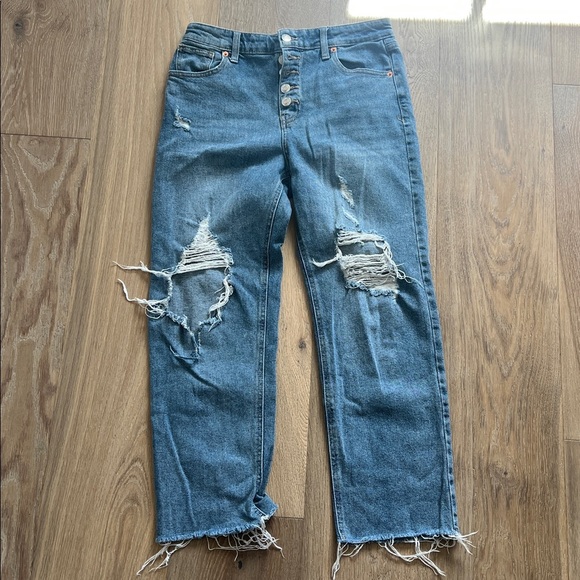 Wild fable Distressed Blue Jeans - Picture 2 of 4